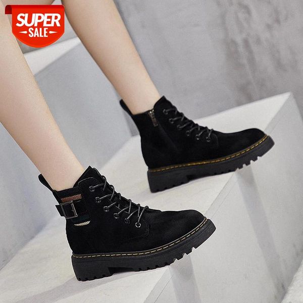 2020 women shoes winter short boots lace-up zipper british style female boots student platform autumn fashion martens keep warm #ei7s, Black
2020 women shoes winter short boots lace-up zipper british style female boots student platform autumn fashion martens keep warm #ei7s, Black