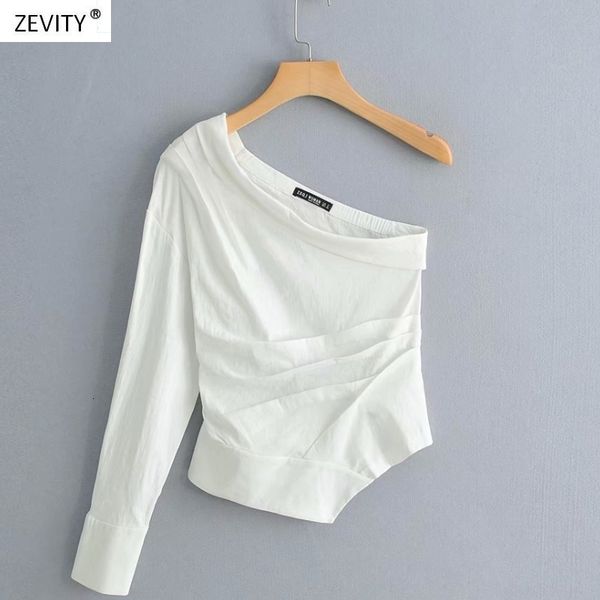 new women fashion solid color one shoulder pleated shirt blouses women irregular hem white roupas femininas chemise shirt ls3222 cx200615
new women fashion solid color one shoulder pleated shirt blouses women irregular hem white roupas femininas chemise shirt ls3222 cx200615
