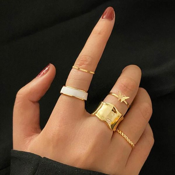 wedding rings punk gold metal geometry buttefly set opening index finger accessories buckle joint tail ring for women jewelry gifts, Slivery;golden
wedding rings punk gold metal geometry buttefly set opening index finger accessories buckle joint tail ring for women jewelry gifts, Slivery;golden