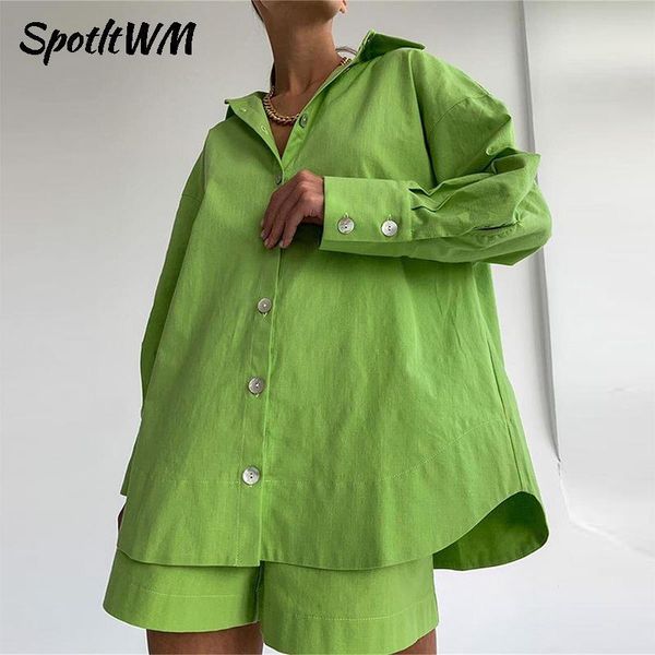 women's tracksuits spotltwm women oversized loungewear short tracksuit two piece set casual long buttons shirt and high waist shorts gr, Gray
women's tracksuits spotltwm women oversized loungewear short tracksuit two piece set casual long buttons shirt and high waist shorts gr, Gray