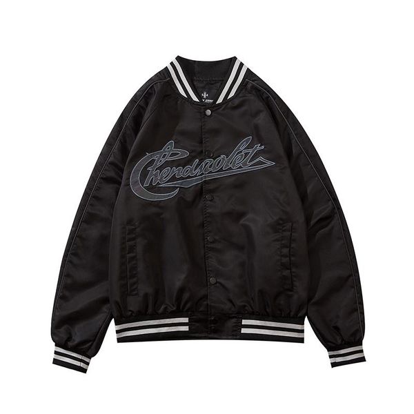 men's jackets 2021 mens hip hop baseball jacket coat reflective letter embroidery streetwear fashion sports college bomber outwear, Black;brown
men's jackets 2021 mens hip hop baseball jacket coat reflective letter embroidery streetwear fashion sports college bomber outwear, Black;brown