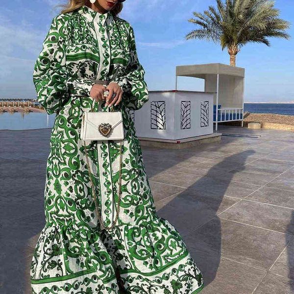 luxury party evening dress national print summer 2021 lapel single breasted ruffle stitched high waist long, Black
luxury party evening dress national print summer 2021 lapel single breasted ruffle stitched high waist long, Black