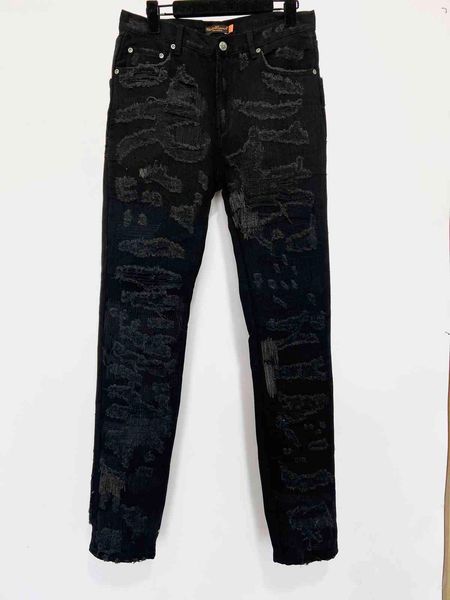 men's jeans quality street brand destroyed ripped women hip hop streetwear broken hole bike iqr7, Blue
men's jeans quality street brand destroyed ripped women hip hop streetwear broken hole bike iqr7, Blue