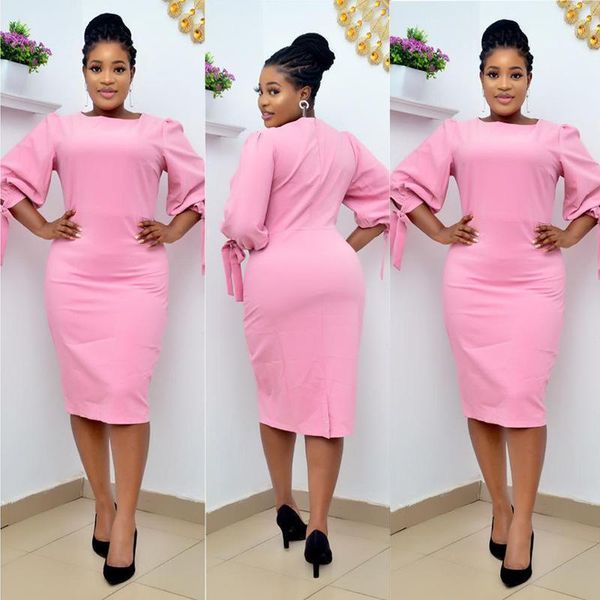spring 2021 europe and america commuting solid color lantern sleeve large women's dress casual dresses, Black;gray
spring 2021 europe and america commuting solid color lantern sleeve large women's dress casual dresses, Black;gray