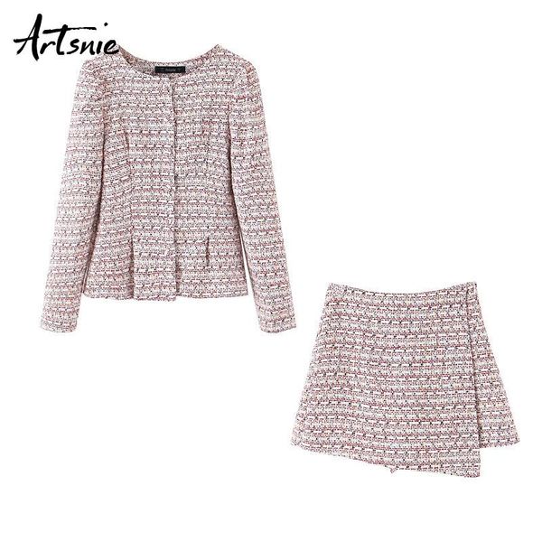 two piece dress artsnie winter casual women set o neck long sleeve jackets streetwear high waist short skirt shorts tracksuit, White
two piece dress artsnie winter casual women set o neck long sleeve jackets streetwear high waist short skirt shorts tracksuit, White