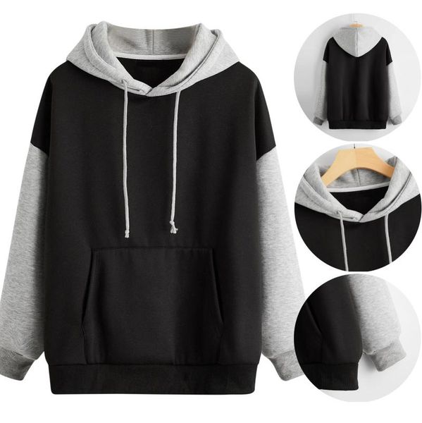 women's hoodies & sweatshirts chic 2021 hongkong style minimalist all-match womens autumn long sleeve hoodie sweatshirt letters hooded, Black
women's hoodies & sweatshirts chic 2021 hongkong style minimalist all-match womens autumn long sleeve hoodie sweatshirt letters hooded, Black
