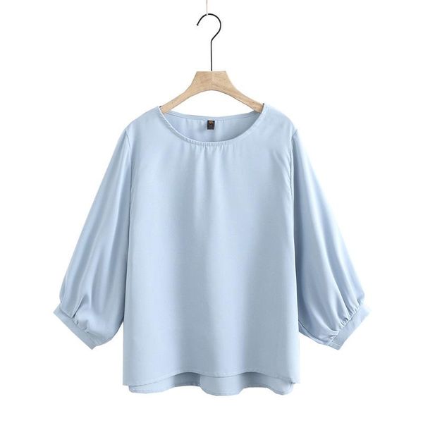 plus size t-shirt xl-4xl women's solid blouse 3/4 sleeve a-line spring summer oversized officewear ladies' muslimah blusas, Black
plus size t-shirt xl-4xl women's solid blouse 3/4 sleeve a-line spring summer oversized officewear ladies' muslimah blusas, Black
