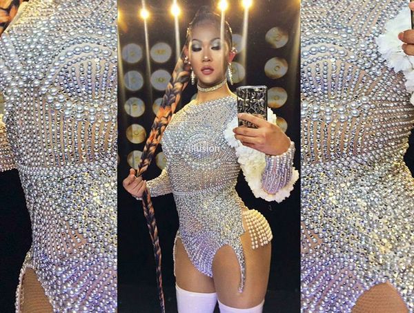 luxury pearls rhinestones flower sleeve bodysuit women singer performance stage jazz dance costume birthday party club wear, Black;red
luxury pearls rhinestones flower sleeve bodysuit women singer performance stage jazz dance costume birthday party club wear, Black;red