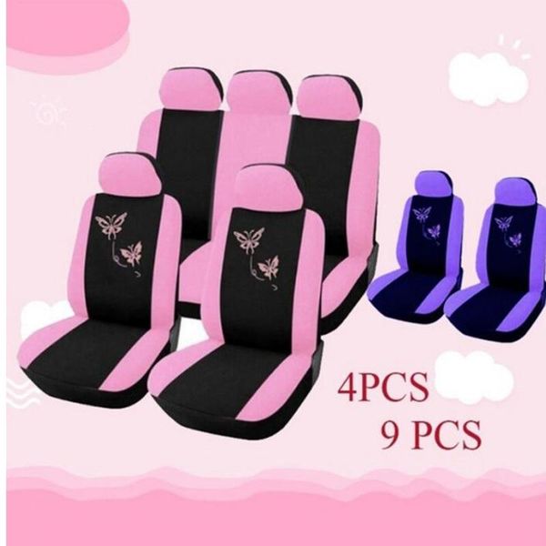 car seat covers universal 9-piece protective cover suv with soft fabric embroidered 3d butterfly design
car seat covers universal 9-piece protective cover suv with soft fabric embroidered 3d butterfly design