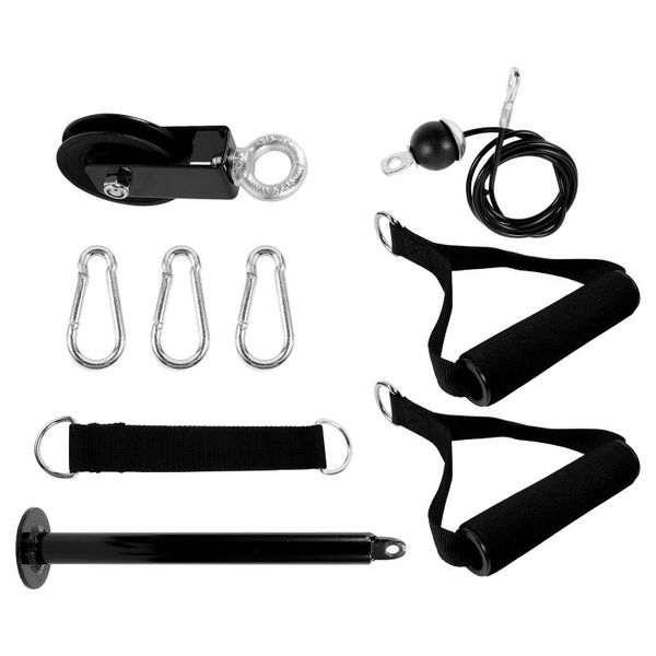 yoga outfit 1 set of pulley cable system muscle training equipments tool for home gym
yoga outfit 1 set of pulley cable system muscle training equipments tool for home gym