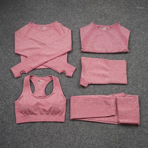 2/3/5pcs seamless tracksuit women yoga set workout clothes sports suit gym high waist legging fitness bra long sleeve crop outfit
2/3/5pcs seamless tracksuit women yoga set workout clothes sports suit gym high waist legging fitness bra long sleeve crop outfit