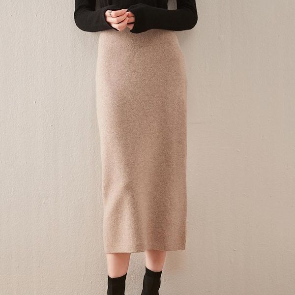 skirts women skirt 100% pure wool knitted 2021 spring fashion elastic waist jumpers 6colors ladies longer for woman, Black
skirts women skirt 100% pure wool knitted 2021 spring fashion elastic waist jumpers 6colors ladies longer for woman, Black