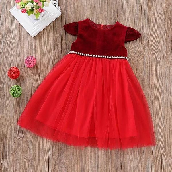 girl's dresses 2021 red gril dress spring children velvet girl retro classic style quality pearl no lapel baby christmas, Red;yellow
girl's dresses 2021 red gril dress spring children velvet girl retro classic style quality pearl no lapel baby christmas, Red;yellow