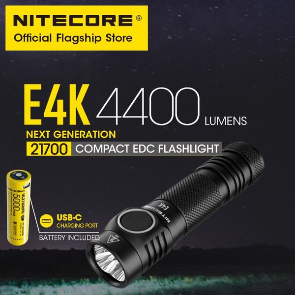 flashlights torches nitecore e4k small 4400 lumens super bright 21700 portable palm straight tube
flashlights torches nitecore e4k small 4400 lumens super bright 21700 portable palm straight tube