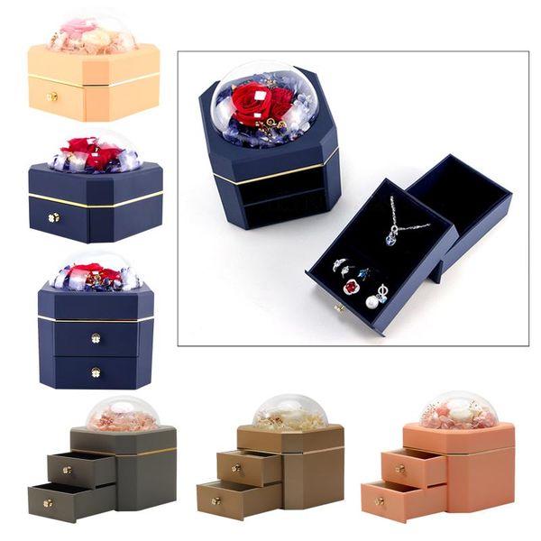 jewelry pouches, bags creative rose flower box necklace ring trinkets makeup travel drawer storage boxes organizer vinity dresser decorative, Pink;blue
jewelry pouches, bags creative rose flower box necklace ring trinkets makeup travel drawer storage boxes organizer vinity dresser decorative, Pink;blue