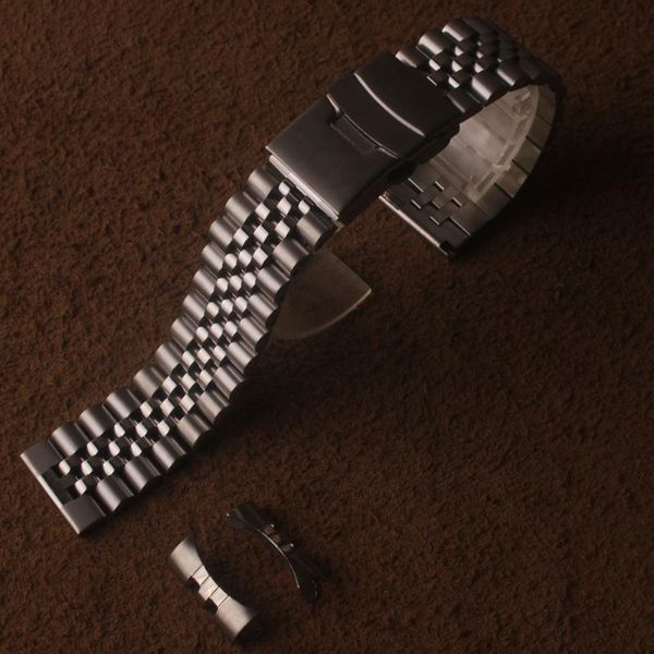 watch bands 20mm 22mm 24mm watchbands silver oyster solid links stainless steel straps for scuba skx007 skx009 double safe lock buckle, Black;brown
watch bands 20mm 22mm 24mm watchbands silver oyster solid links stainless steel straps for scuba skx007 skx009 double safe lock buckle, Black;brown