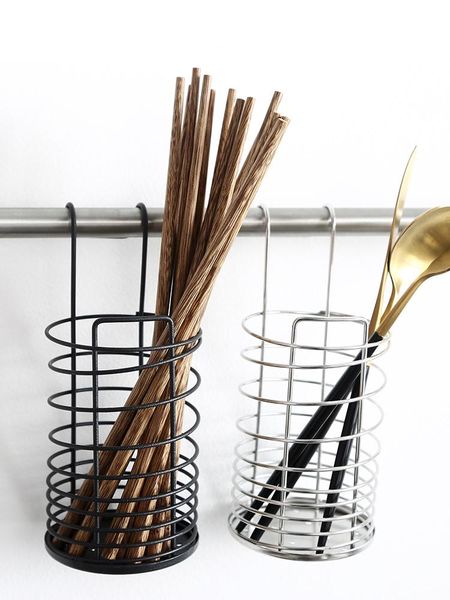 kitchen storage & organization stainless steel chopstick holder hanging wall-mounted shelf household box cutlery drain rack
kitchen storage & organization stainless steel chopstick holder hanging wall-mounted shelf household box cutlery drain rack