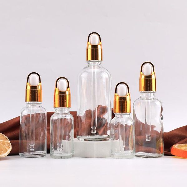 storage bottles & jars 5-100ml tube transparent dropper bottle glass liquid for essential oil gold cover massage pipette refill
storage bottles & jars 5-100ml tube transparent dropper bottle glass liquid for essential oil gold cover massage pipette refill
