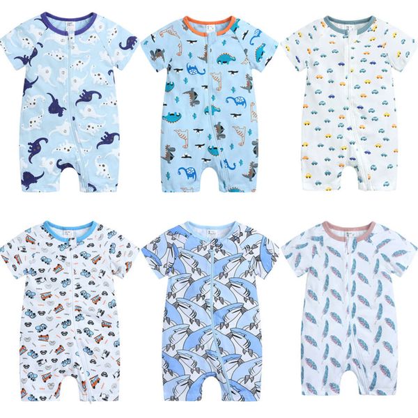baby summer air conditioning clothes cotton short sleeve one-piece thin baby pajamas born, White
baby summer air conditioning clothes cotton short sleeve one-piece thin baby pajamas born, White