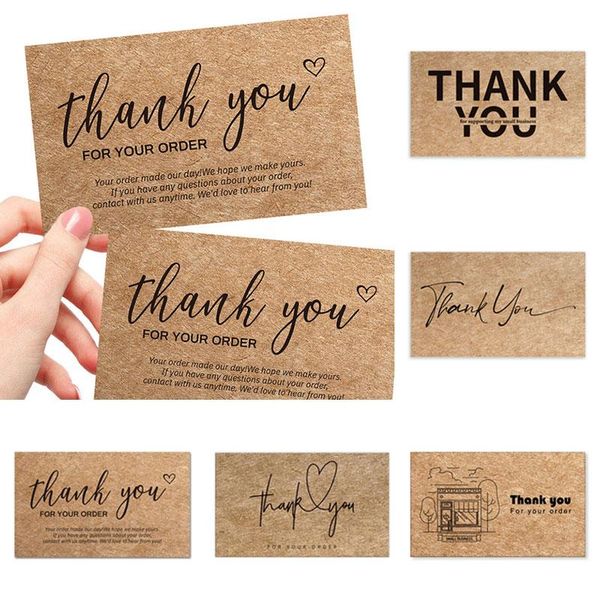 greeting cards 30pcs/lot kraft paper thank you card enterprise order packaging decoration 9x5.4cm
greeting cards 30pcs/lot kraft paper thank you card enterprise order packaging decoration 9x5.4cm