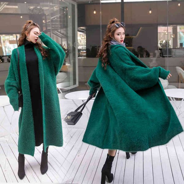 women's jackets coat autumn cardigan knit loose false mink veet wool bat long sleeve ladies'pulley femme clothes, Black;brown
women's jackets coat autumn cardigan knit loose false mink veet wool bat long sleeve ladies'pulley femme clothes, Black;brown