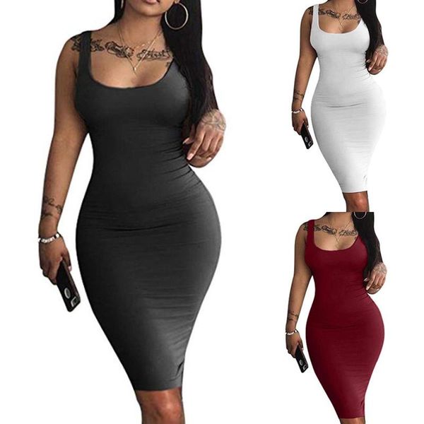 casual dresses bodycon women dress sleeveless pure color party night elegant high waist female vestidos, Black;gray
casual dresses bodycon women dress sleeveless pure color party night elegant high waist female vestidos, Black;gray