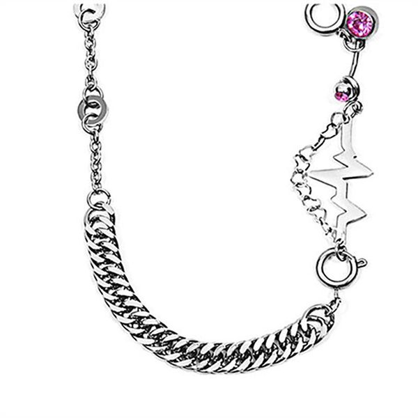 charm bracelets minar blue pink color zirconia for women couple accessories silver stainless steel chain jewelry, Golden;silver
charm bracelets minar blue pink color zirconia for women couple accessories silver stainless steel chain jewelry, Golden;silver