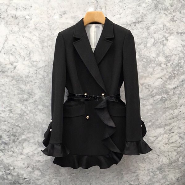 2021 spring new sweet women jacket loose casual black suits outwear long sleeve ladies office coat fashion women clothing, Black;brown
2021 spring new sweet women jacket loose casual black suits outwear long sleeve ladies office coat fashion women clothing, Black;brown