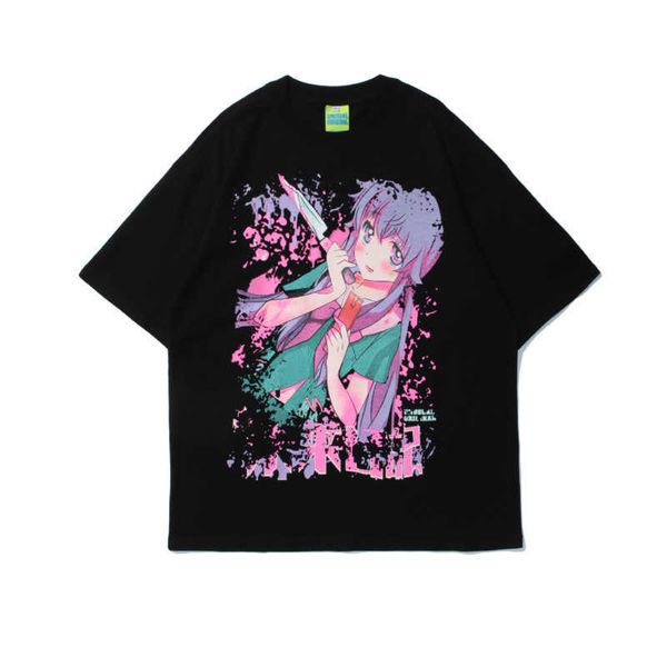 summer t-shirt men's streetwear anime girl hip hop t shirts oversize hiphop loose cotton sweetheart short sleeve tees 210527, White;black
summer t-shirt men's streetwear anime girl hip hop t shirts oversize hiphop loose cotton sweetheart short sleeve tees 210527, White;black
