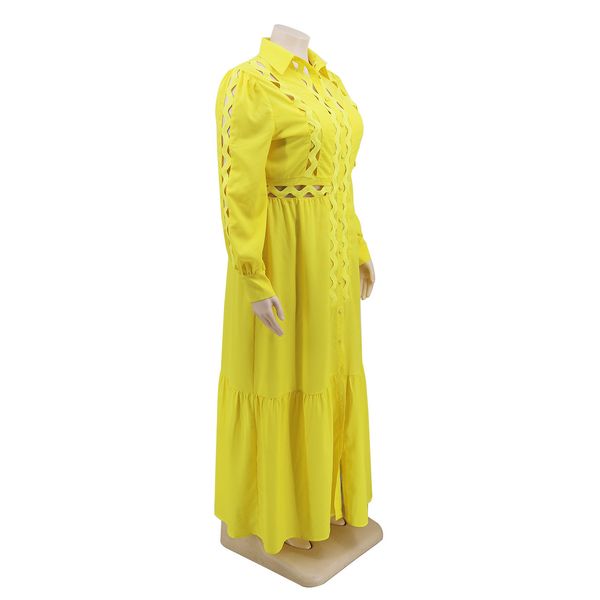 plus size office ladies deep v neck turn down collar high waist belted fashion yellow women african ladies work wear midi dress for women, Black;gray
plus size office ladies deep v neck turn down collar high waist belted fashion yellow women african ladies work wear midi dress for women, Black;gray