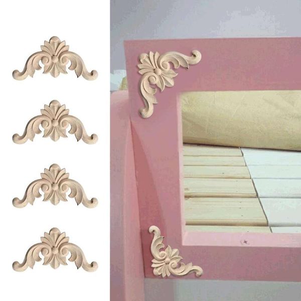 window stickers 11x5.4x0.8cm vintage wood carved corner onlay applique unpainted for furniture
window stickers 11x5.4x0.8cm vintage wood carved corner onlay applique unpainted for furniture