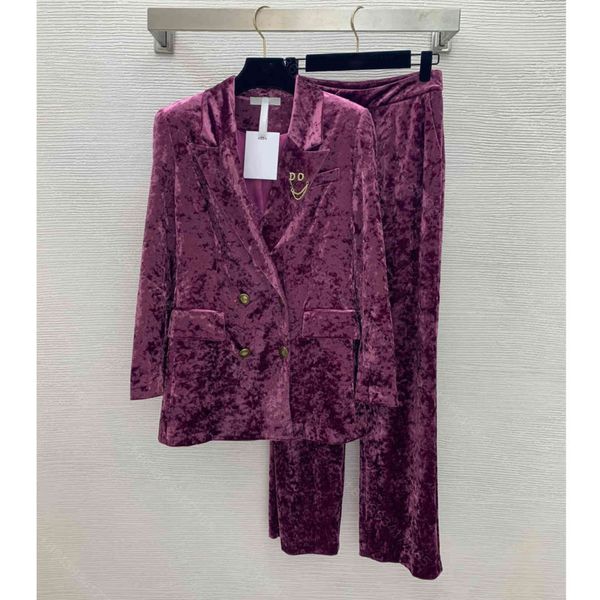 2021ss brand women jacket coat pants 2 piece suit high-end velvet casual wide-leg pants silk velvet winter designer clothes womens c1, White
2021ss brand women jacket coat pants 2 piece suit high-end velvet casual wide-leg pants silk velvet winter designer clothes womens c1, White