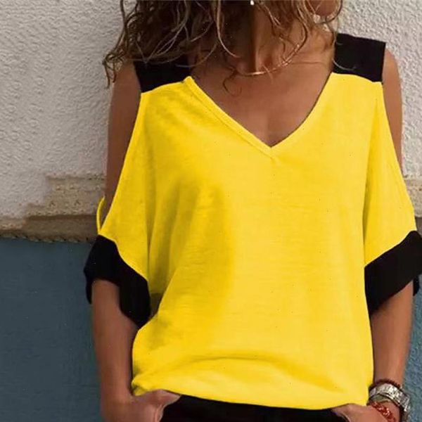 off the shoulder v neck patchwork blouse summer women short sleeve loose blouse shirt casual blusas plus size 5xl, White
off the shoulder v neck patchwork blouse summer women short sleeve loose blouse shirt casual blusas plus size 5xl, White