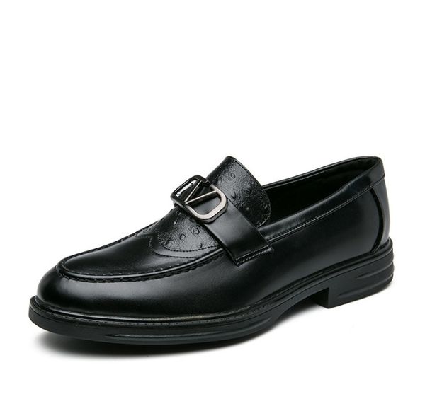 quality genuine leather shoes mens loafers flats dress shoe formal height increasing platform men boots, Black
quality genuine leather shoes mens loafers flats dress shoe formal height increasing platform men boots, Black
