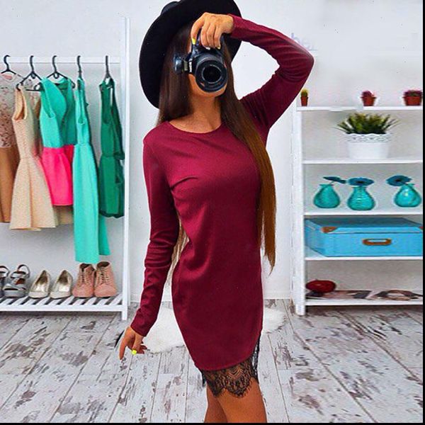 2021 autumn winter women bodycon dress conton patchwork hem long sleeve solid evening party club dress kawaii lx067, Black;gray
2021 autumn winter women bodycon dress conton patchwork hem long sleeve solid evening party club dress kawaii lx067, Black;gray