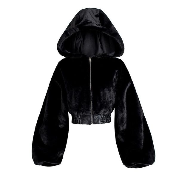women's fur & faux winter jacket women short coat warmness fashion gothic casual black hooded outwear oversize coats mujer chaqueta
women's fur & faux winter jacket women short coat warmness fashion gothic casual black hooded outwear oversize coats mujer chaqueta