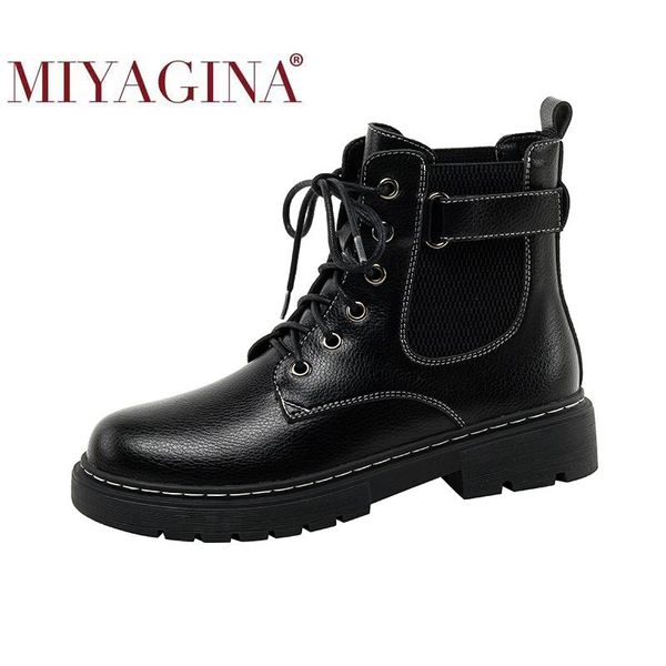 boots miyagina ladies women lace up genuine leather casual ankle for students shoes woman short, Black
boots miyagina ladies women lace up genuine leather casual ankle for students shoes woman short, Black