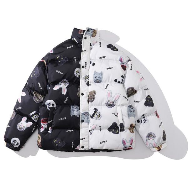 men's jackets cartoon printed jacket coat men winter thick warm padded puffer patchwork oversized retro hip hop streetwear harajuku dow, Black;brown
men's jackets cartoon printed jacket coat men winter thick warm padded puffer patchwork oversized retro hip hop streetwear harajuku dow, Black;brown