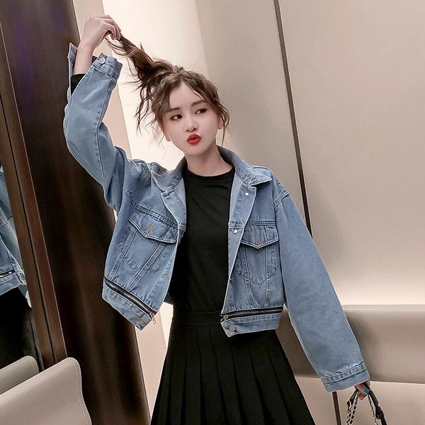 women's jackets fashion jeans jacket for women loose casual coats female outwear denim feminine chaqueta mujer coat autumn, Black;brown
women's jackets fashion jeans jacket for women loose casual coats female outwear denim feminine chaqueta mujer coat autumn, Black;brown