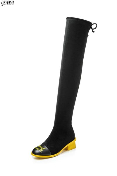 boots 2021 autumn/winter knee-high genuine leather women's sox stretch european brands handmade, Black
boots 2021 autumn/winter knee-high genuine leather women's sox stretch european brands handmade, Black