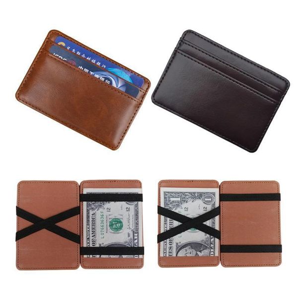 arrival leather magic wallets fashion small men money clips card purse thin cash holder 3 colors, Red;black
arrival leather magic wallets fashion small men money clips card purse thin cash holder 3 colors, Red;black