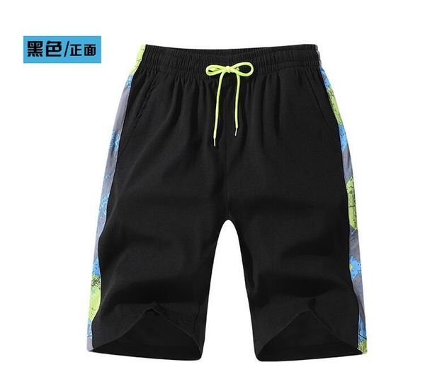 men's shorts 2021 summer five-point wild casual trend loose beach thin section, White;black
men's shorts 2021 summer five-point wild casual trend loose beach thin section, White;black