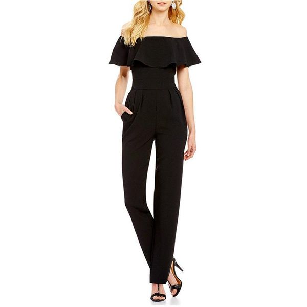 women's jumpsuits & rompers o-neck collar chiffon black color office lady with ruffles bodies ladies bodysuit salopette femme, Black;white
women's jumpsuits & rompers o-neck collar chiffon black color office lady with ruffles bodies ladies bodysuit salopette femme, Black;white