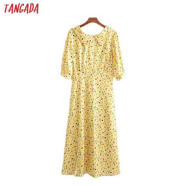 tangada fashion women yellow flowers print summer dress long sleeve office ladies midi dress 1d236 210609, Black;gray
tangada fashion women yellow flowers print summer dress long sleeve office ladies midi dress 1d236 210609, Black;gray