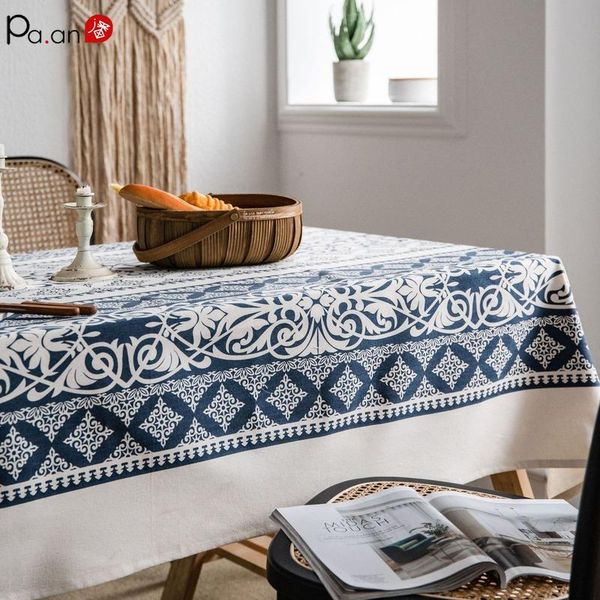 table cloth tablecloth cotton linen printed blue and white porcelain retro cofee cover christmas party room decor aesthetic
table cloth tablecloth cotton linen printed blue and white porcelain retro cofee cover christmas party room decor aesthetic