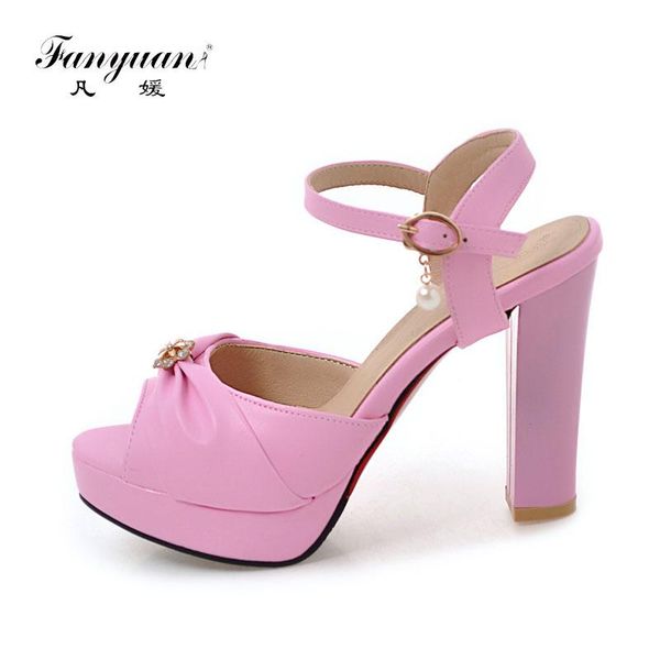 dress shoes fanyuan fashion pearl buckle strap sandals summer crystal flower platform women sweet butterfly-knot high heels, Black
dress shoes fanyuan fashion pearl buckle strap sandals summer crystal flower platform women sweet butterfly-knot high heels, Black