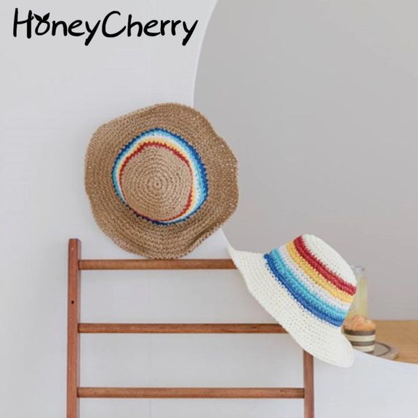 spring and summer children's sunshade sun hat rainbow color matching sun hat folding beach outing, Yellow
spring and summer children's sunshade sun hat rainbow color matching sun hat folding beach outing, Yellow