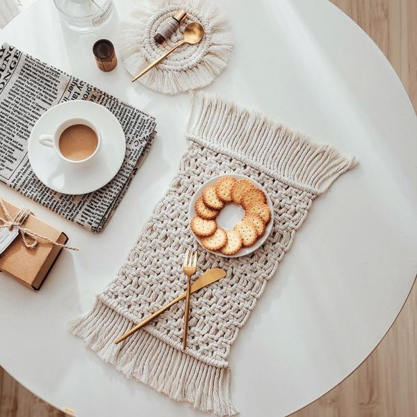 mats & pads cotton braid placemat handmade macrame cup cushion bohemia style non-slip mat tea milk mug kitchen supplies
mats & pads cotton braid placemat handmade macrame cup cushion bohemia style non-slip mat tea milk mug kitchen supplies