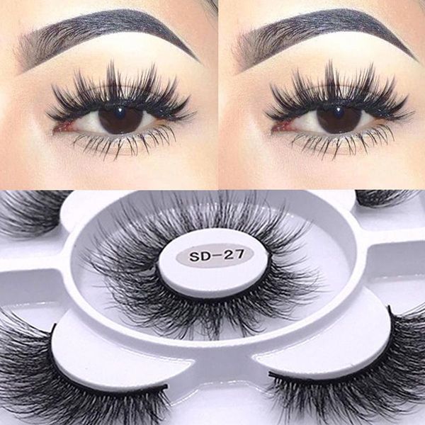 false eyelashes 3 pairs handmade natural 3d mink long thick crisscross extension fluffy messy lashes eyes makeup tools
false eyelashes 3 pairs handmade natural 3d mink long thick crisscross extension fluffy messy lashes eyes makeup tools