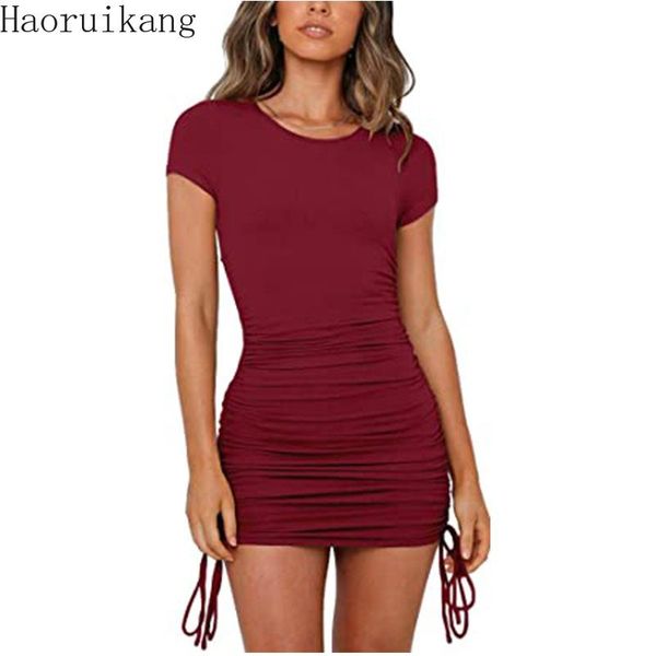 casual dresses summer women short sleeve solid color bodycon package hip dress o neck sleeves midi, Black;gray
casual dresses summer women short sleeve solid color bodycon package hip dress o neck sleeves midi, Black;gray